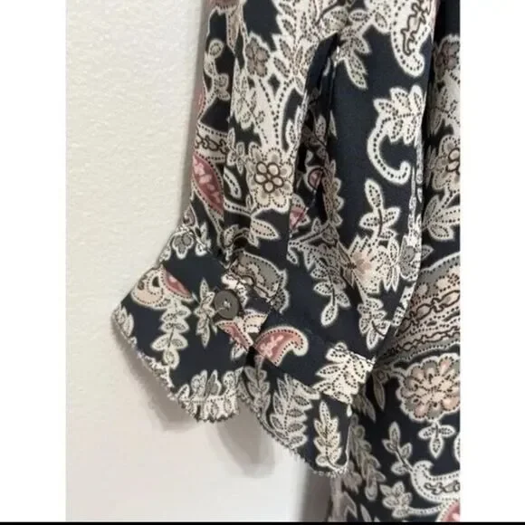 NWT Ann Taylor LOFT Paisley Dress XS Petite - Picture 4 of 12